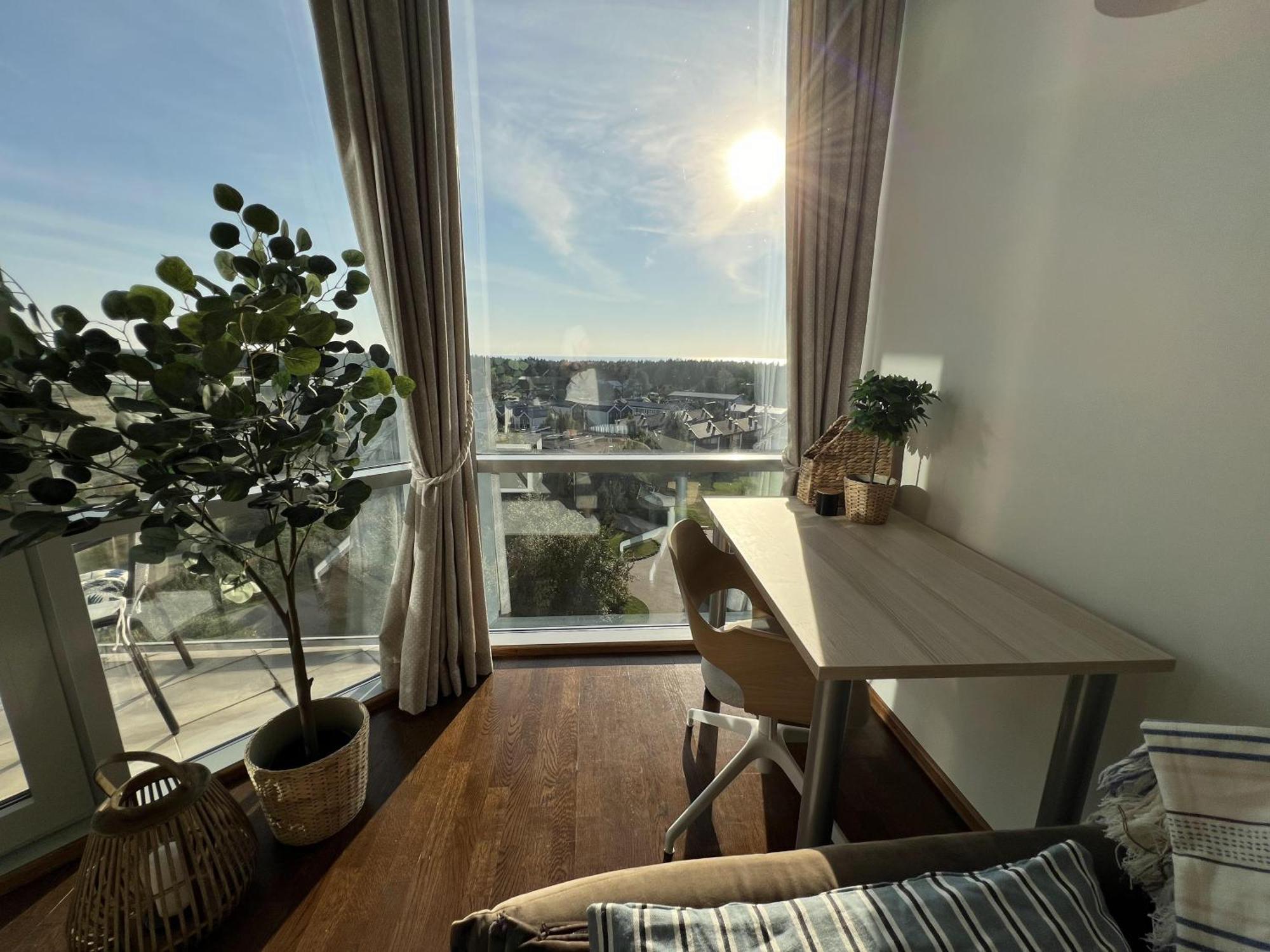 Sea View - Remote Work - Elija Palanga Apartment *